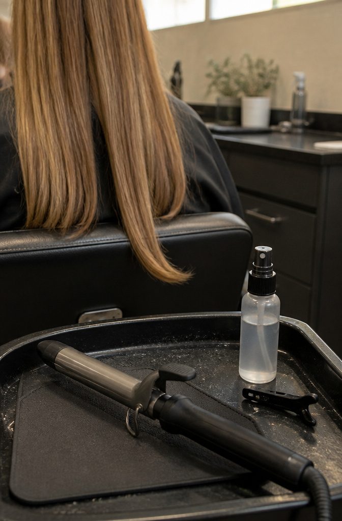 Fine straight hair losing shape after curling