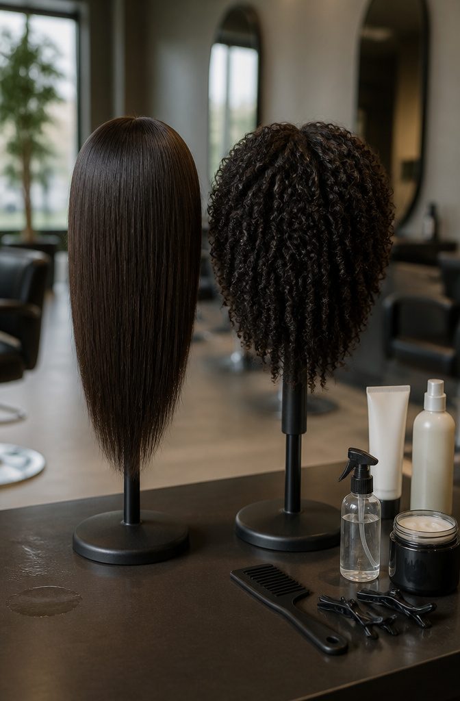 People with straight wavy curly and coily hair patterns